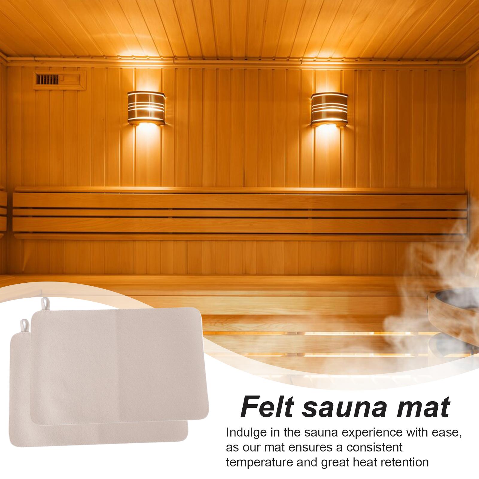 50x33cm Sauna Mat 2pcs Sauna S - Home Bathroom With Sauna recension och pris
