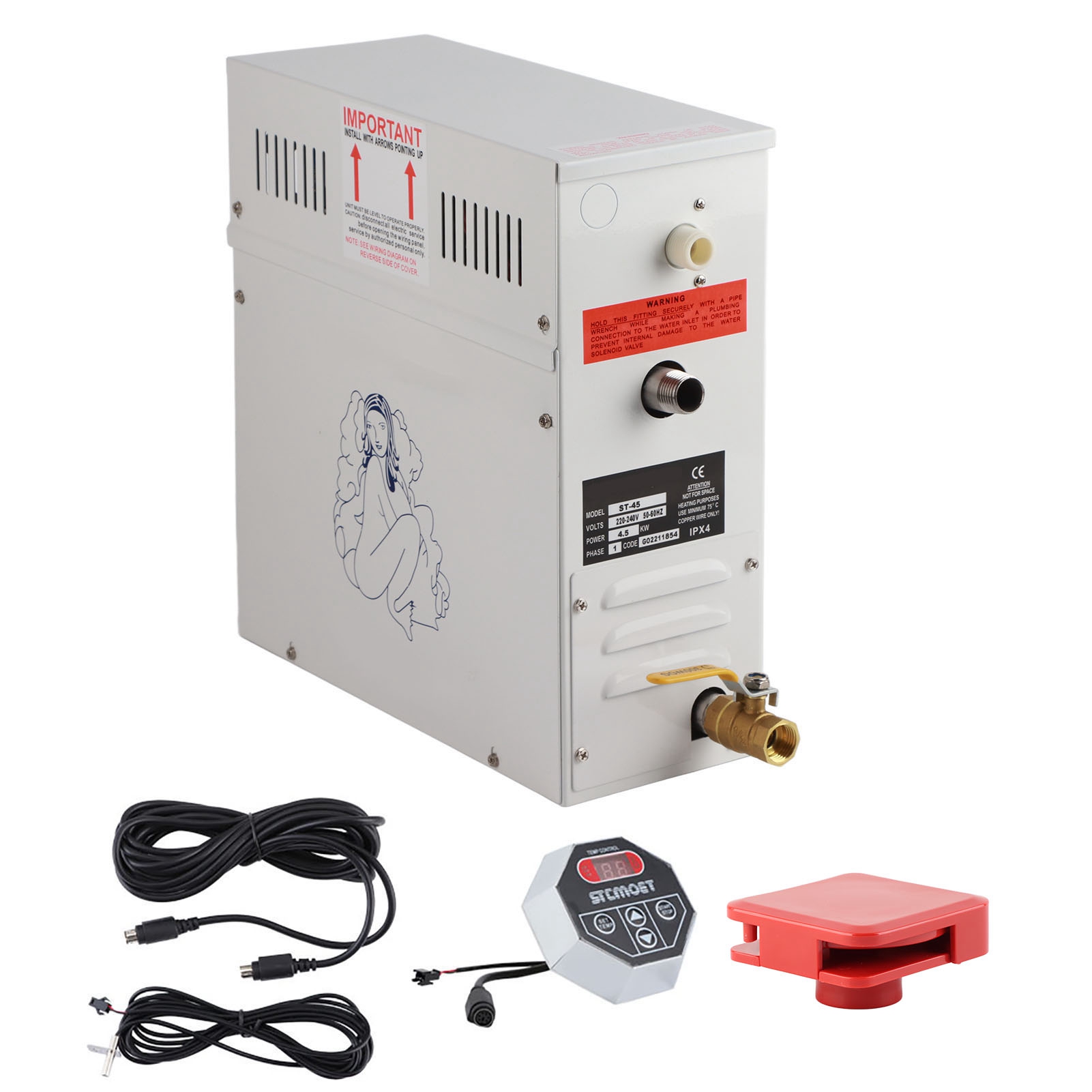 4.5KW 220V Steam Generator Sho - Home Bathroom With Sauna recension och pris