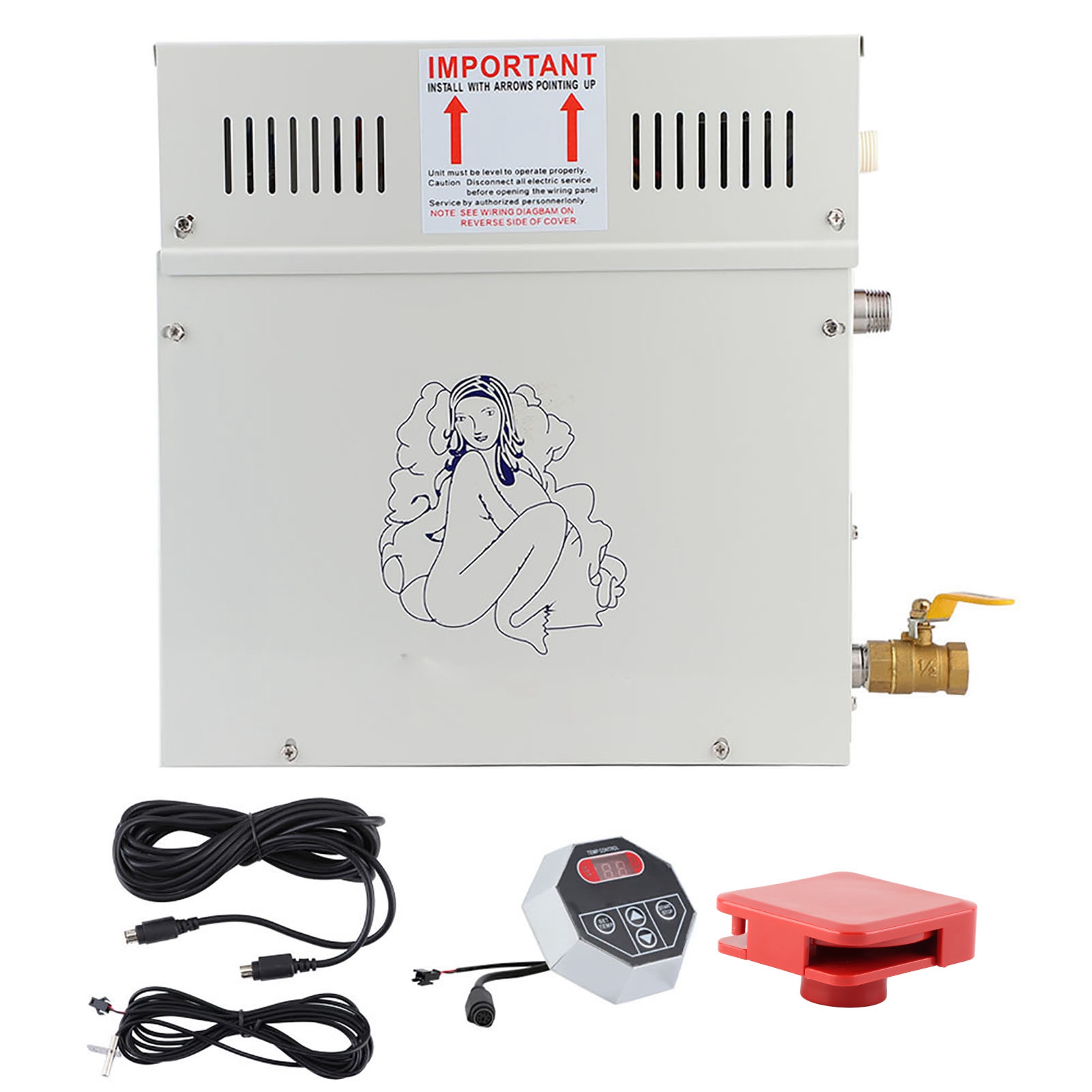 4.5KW 220V Steam Generator Sho - Home Bathroom With Sauna recension och pris