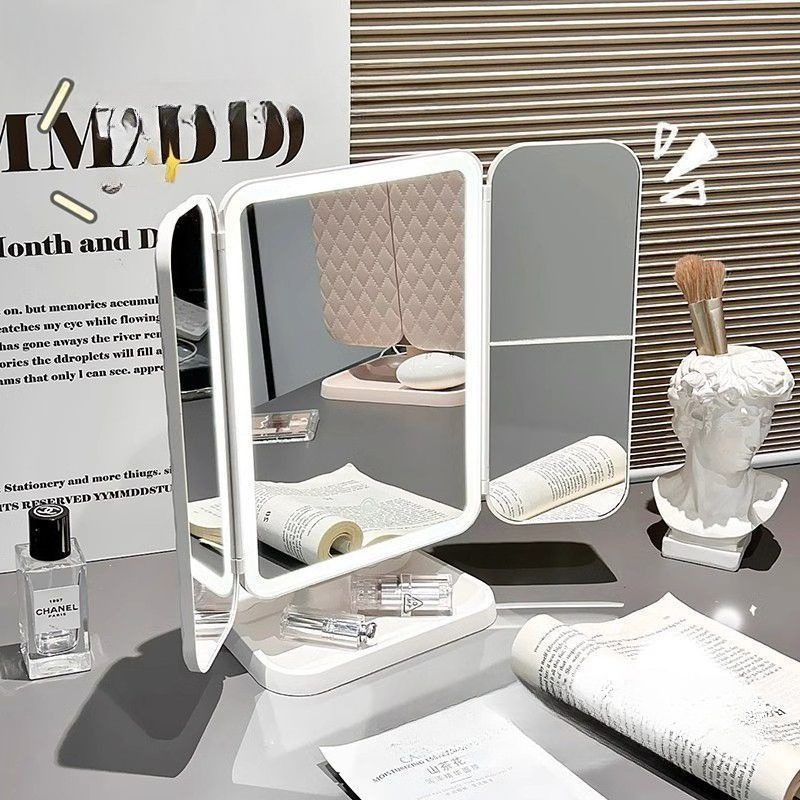 Dual Door 3-Fold Makeup Mirror - Home Goods Bathroom Mirrors recension och pris