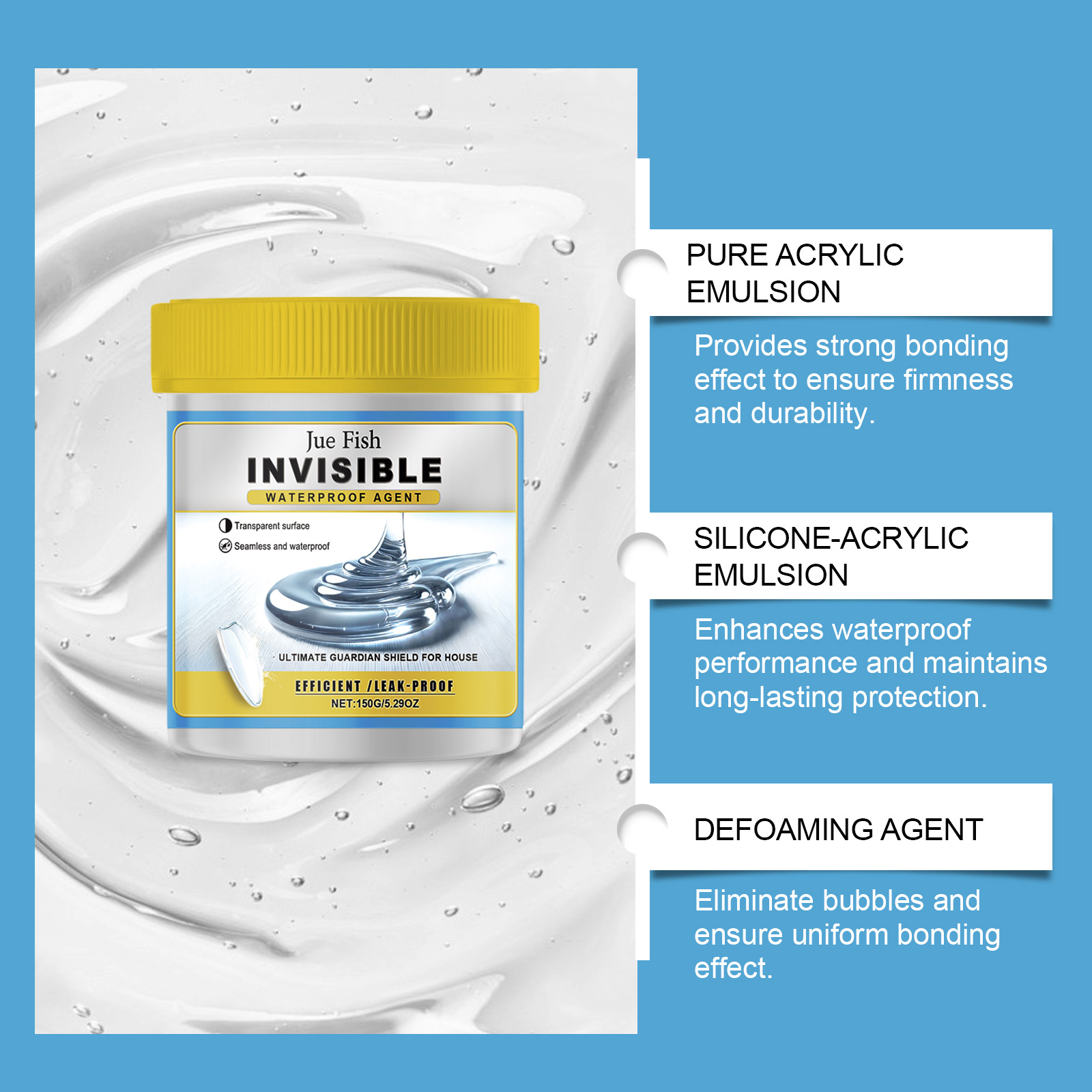 Transparent Waterproof Sealant - Home Bathroom Tiles recension och pris