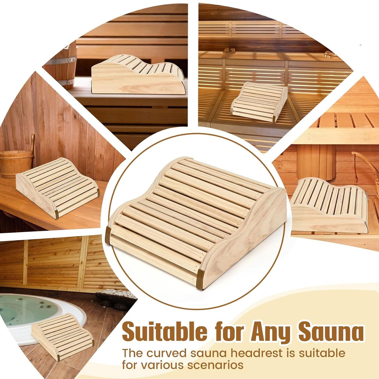 Sauna Headrest Ergonomic Suppl - Home Bathroom With Sauna recension och pris