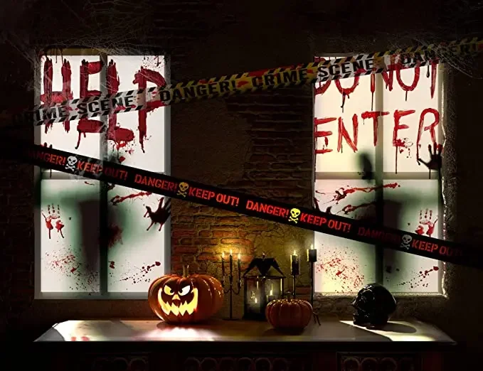 Halloween Stickers Horror Bloo - Home Bathroom Window recension och pris
