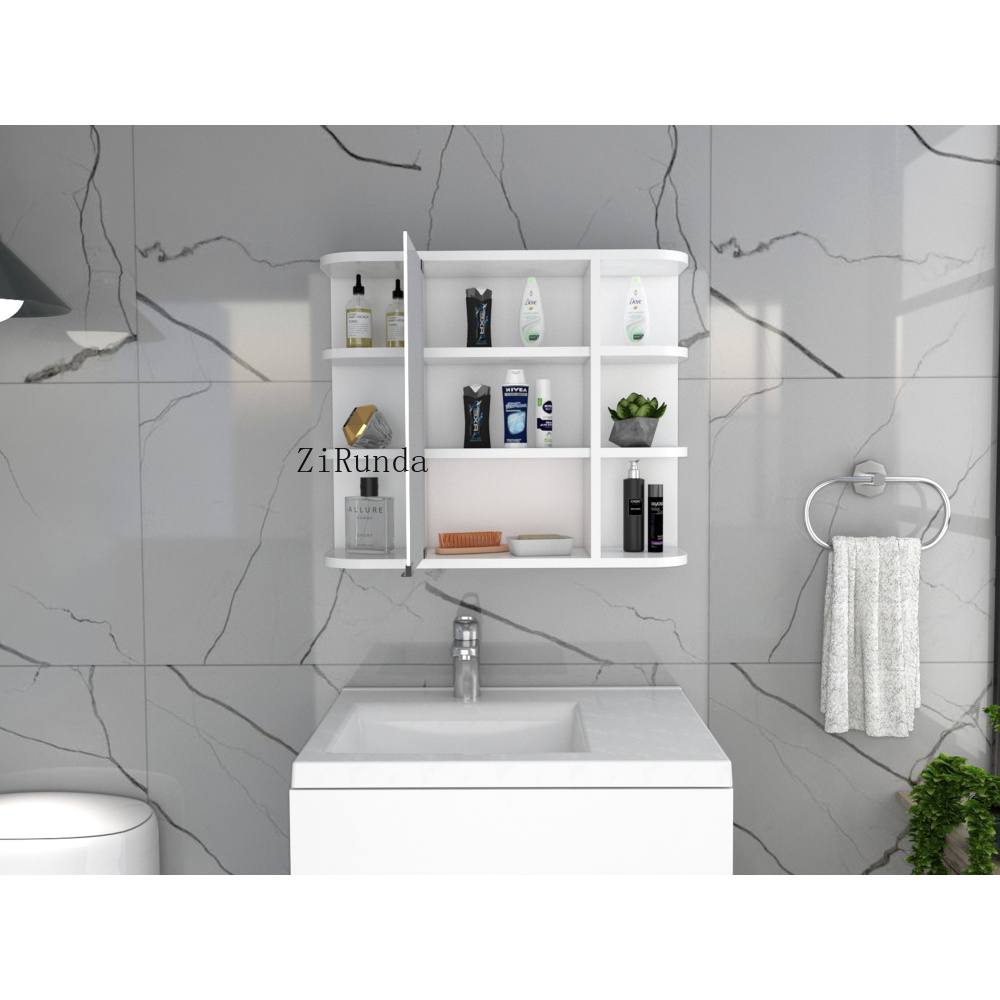 6-Story mirror cabinet white b - Bathroom Cabinet Mirror recension och pris