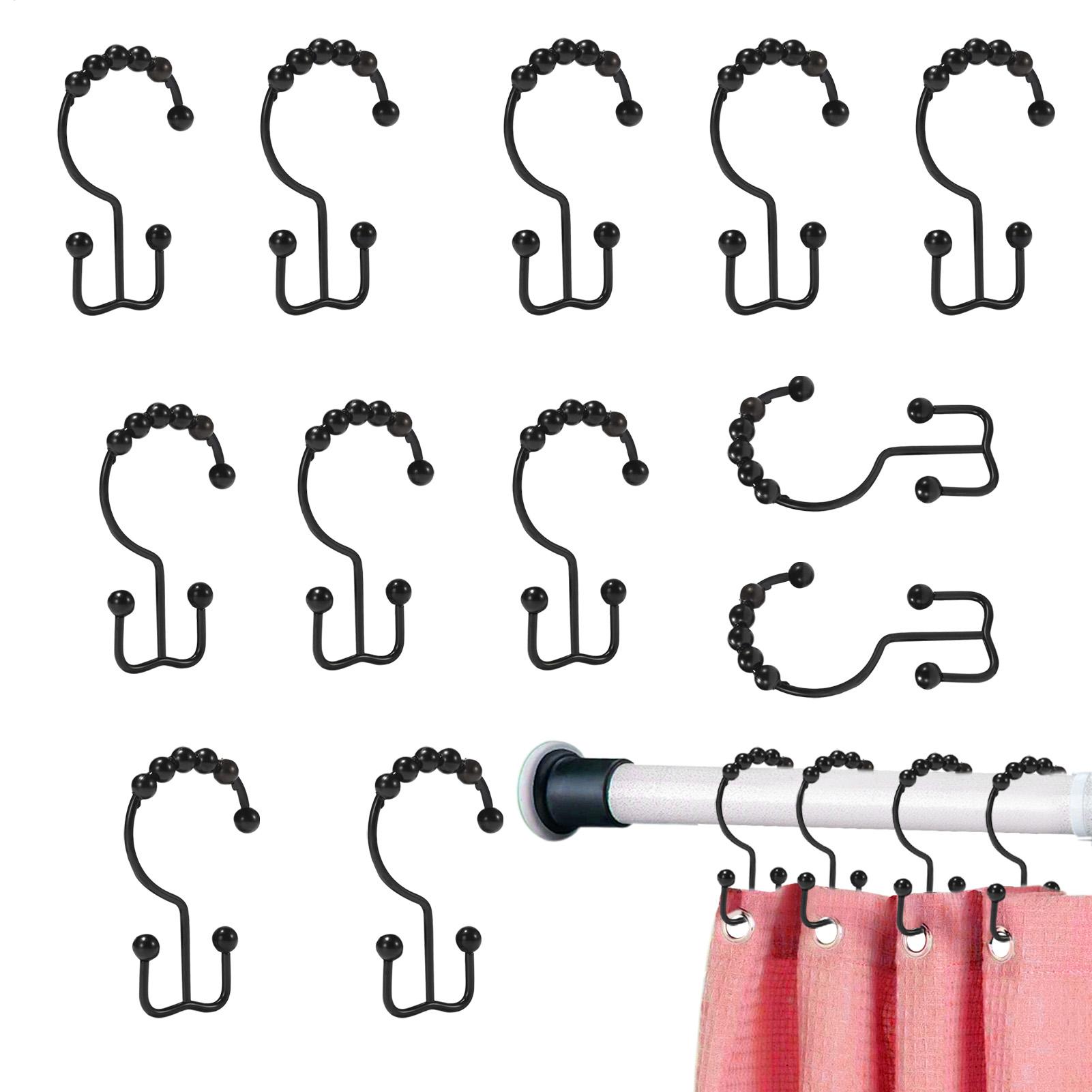 Metal Shower Hooks 12 Pieces D - Home Bathroom Window recension och pris