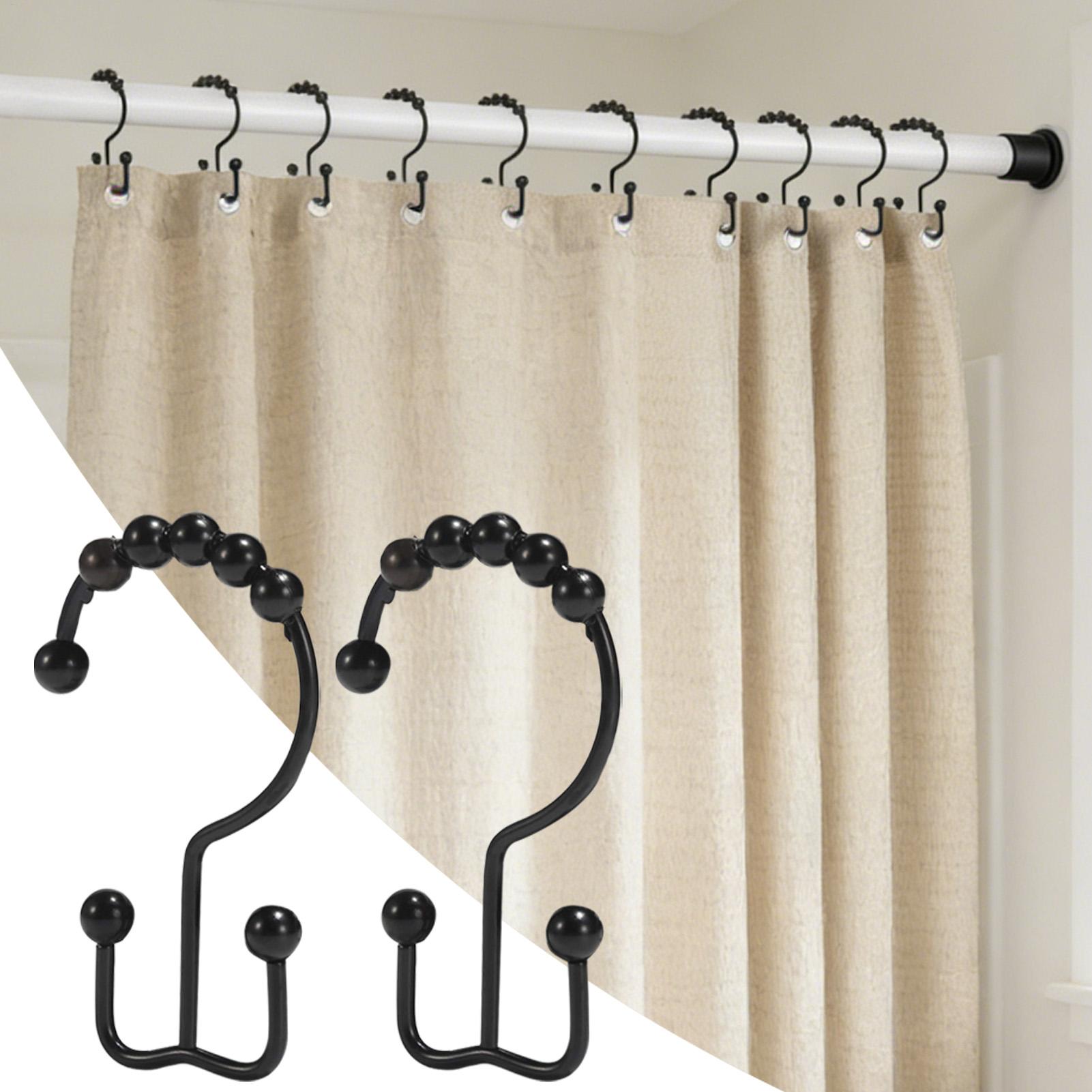 Metal Shower Hooks 12 Pieces D - Home Bathroom Window recension och pris