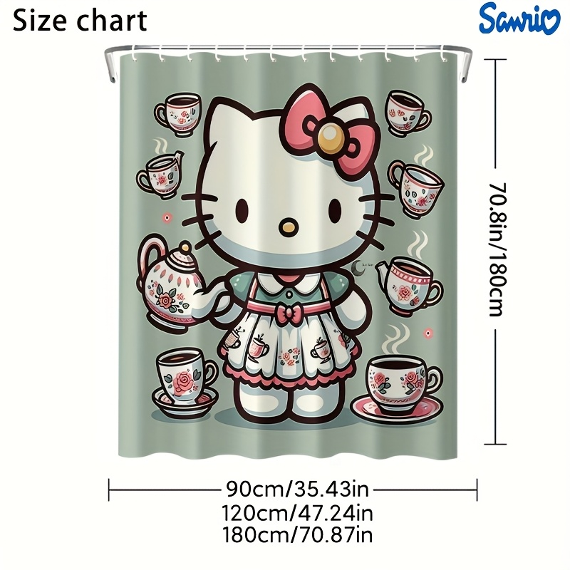Sanrio 1pc Hello Kitty Pattern - Home Bathroom Partition recension och pris