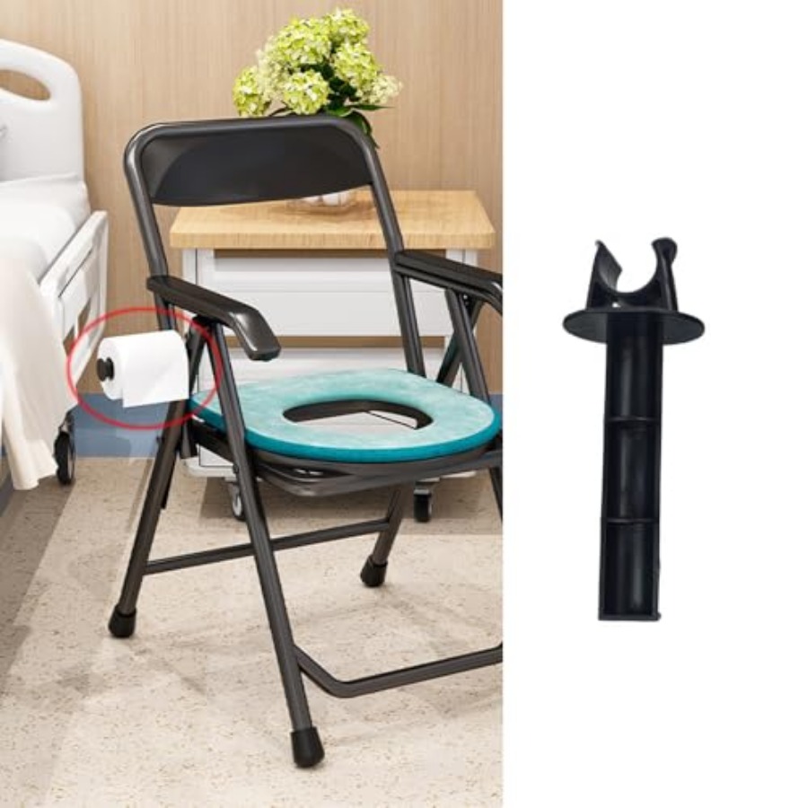 2 Pack Bedside Commode Toilet  - Toilet Paper Holder recension och pris