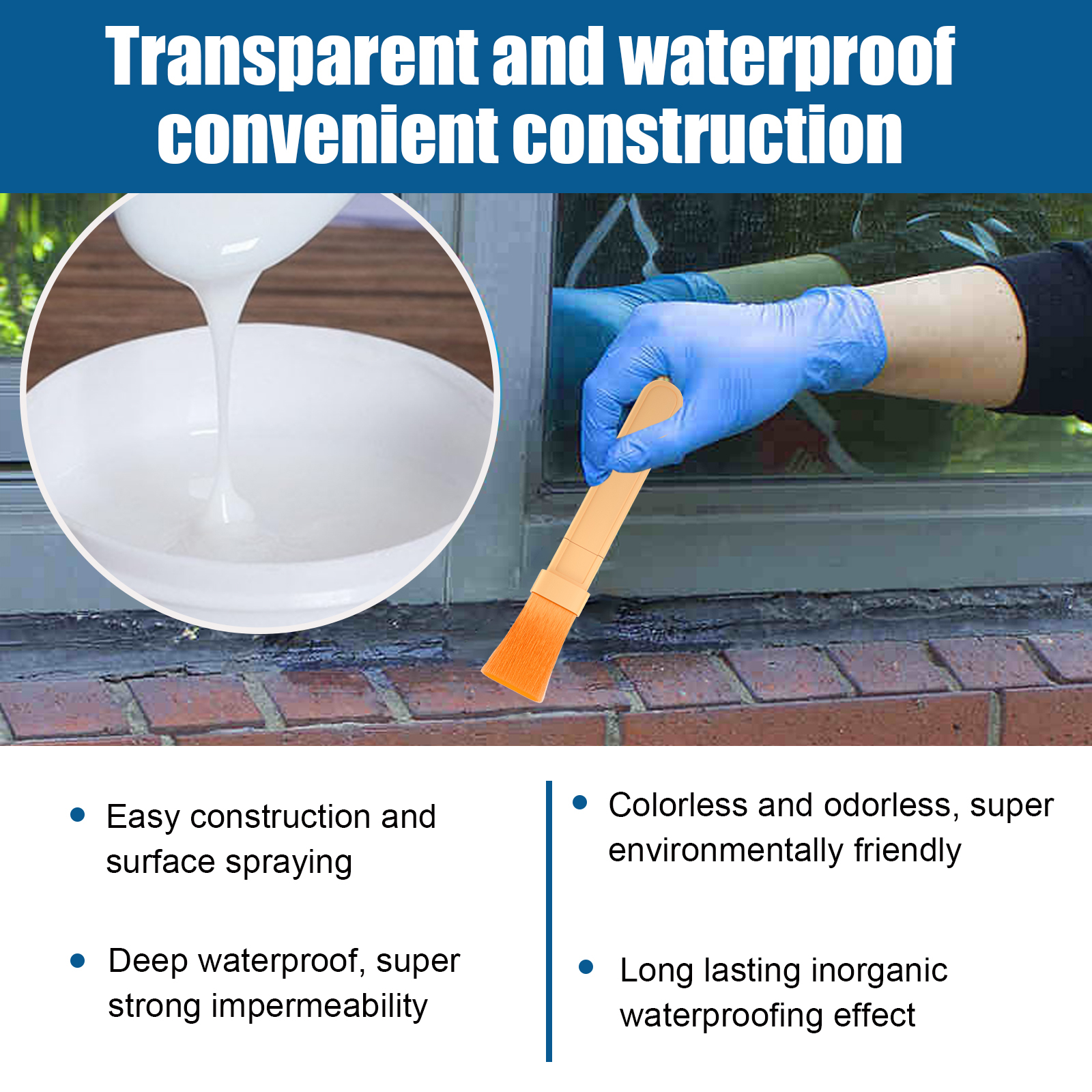 Transparent Waterproof Coating - Home Bathroom Tiles recension och pris
