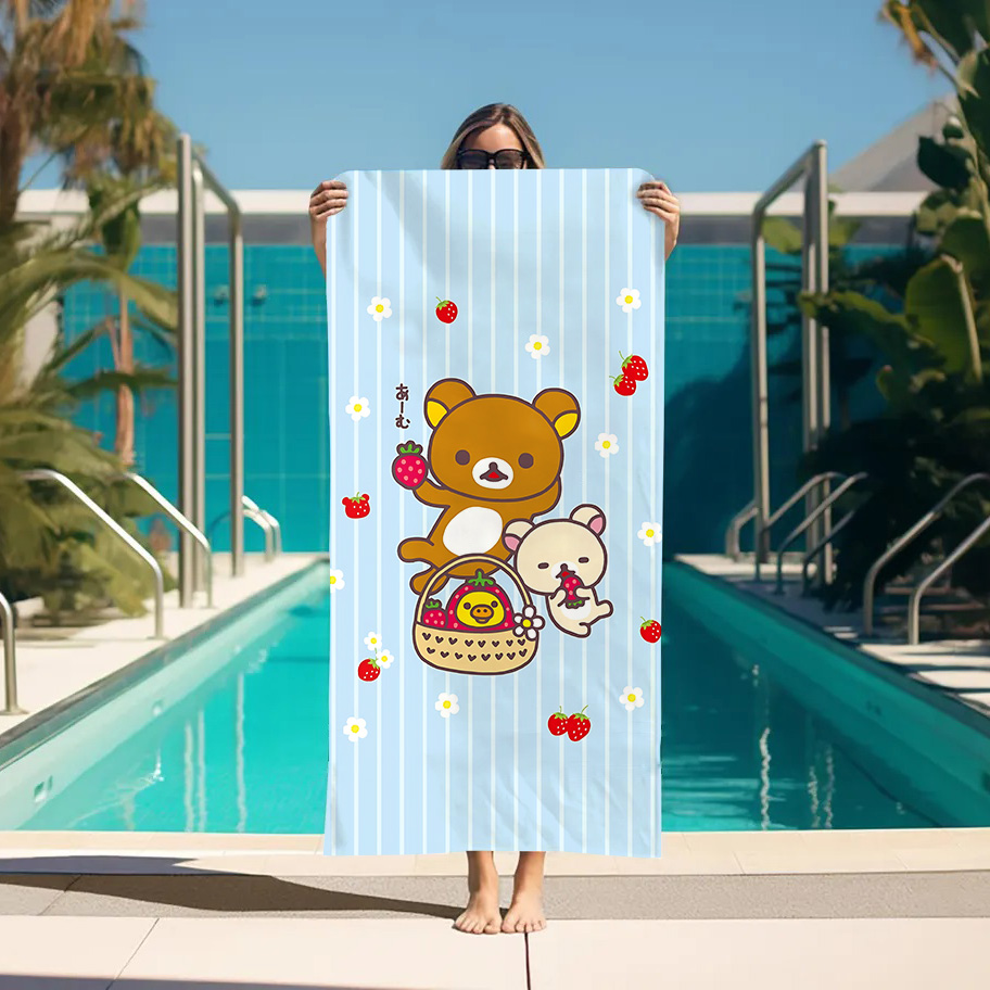 Large Bath Towel Rilakkuma Bea - Home Bathroom With Sauna recension och pris