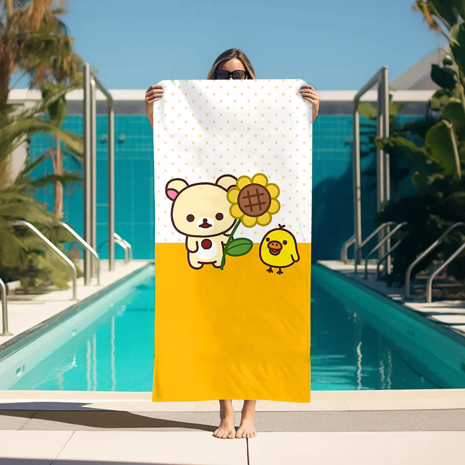 Large Bath Towel Rilakkuma Bea - Home Bathroom With Sauna recension och pris