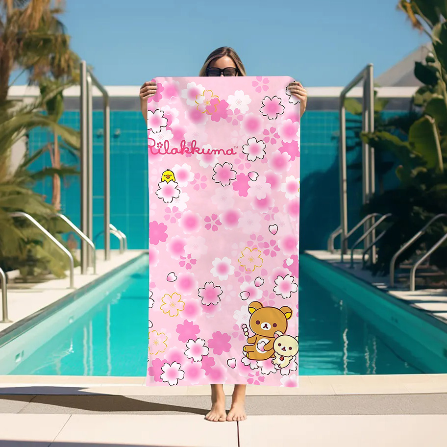 Large Bath Towel Rilakkuma Bea - Home Bathroom With Sauna recension och pris