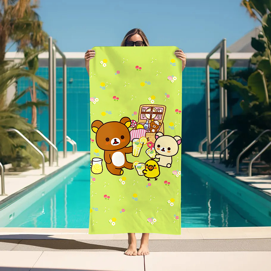 Large Bath Towel Rilakkuma Bea - Home Bathroom With Sauna recension och pris