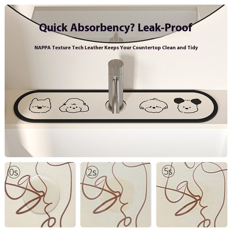 Kitchen Faucet Draining Mat, B - Zara Home Bathroom Mat recension och pris